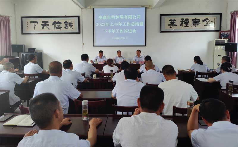 市蚕种场有限公司召开2023年上半年工作总结暨下半年工作推进会