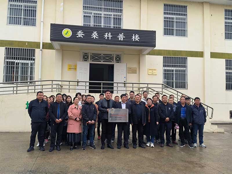 中国农村专业技术协会授予im电竞蚕桑丝绸科普教育···