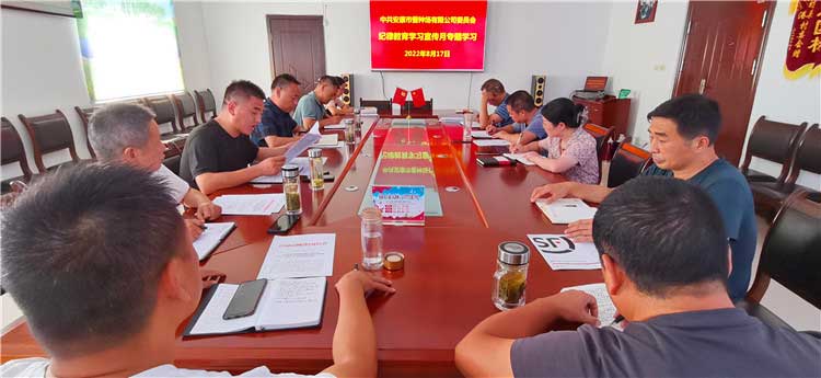 im电竞党委开展纪律教育学习宣传月专题学习会
